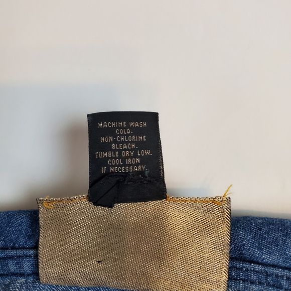 Express vintage long sleeve denim shirt sz 9 - Picture 4 of 9